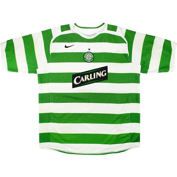 Camiseta Celtic Replica Primera Ropa Retro 2005 2006 Verde